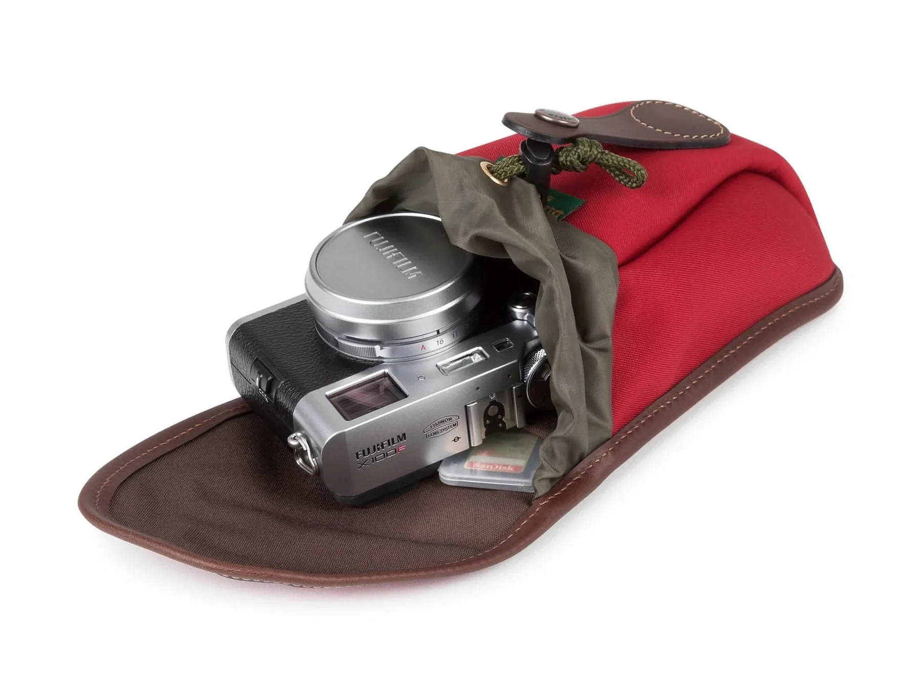 Billingham Avea 7 - Sage Fibrenyte / Black Leather - Image 4