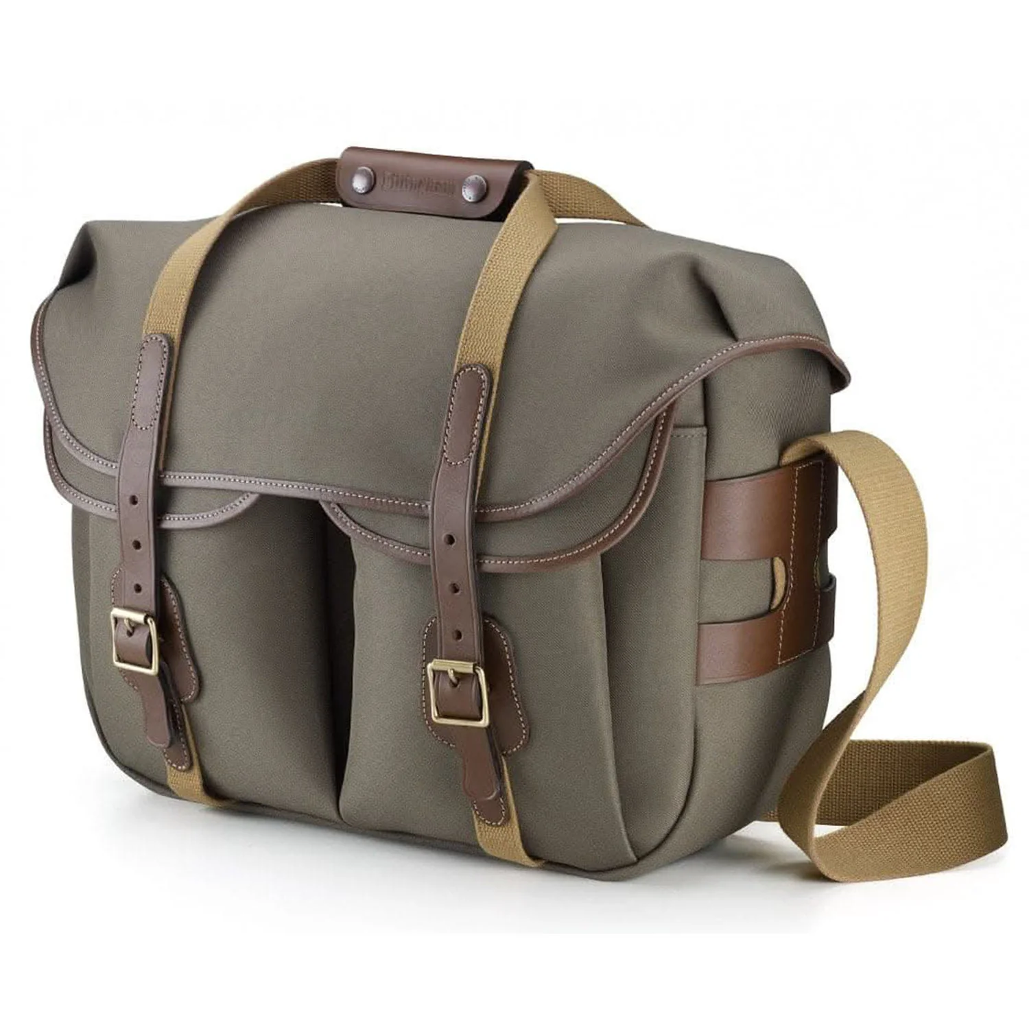 Billingham Hadley Large Pro - Sage Fibrenyte / Chocolate Leather