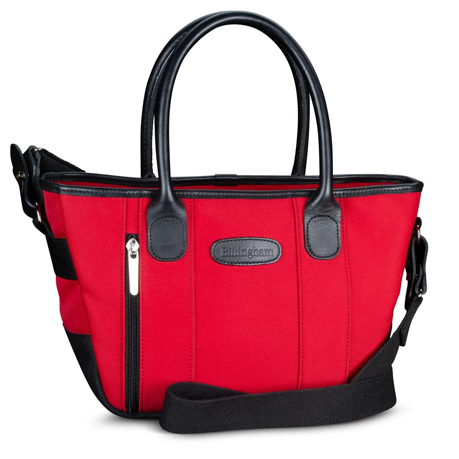 Billingham Key Grip Burgundy Canvas / Black Leather