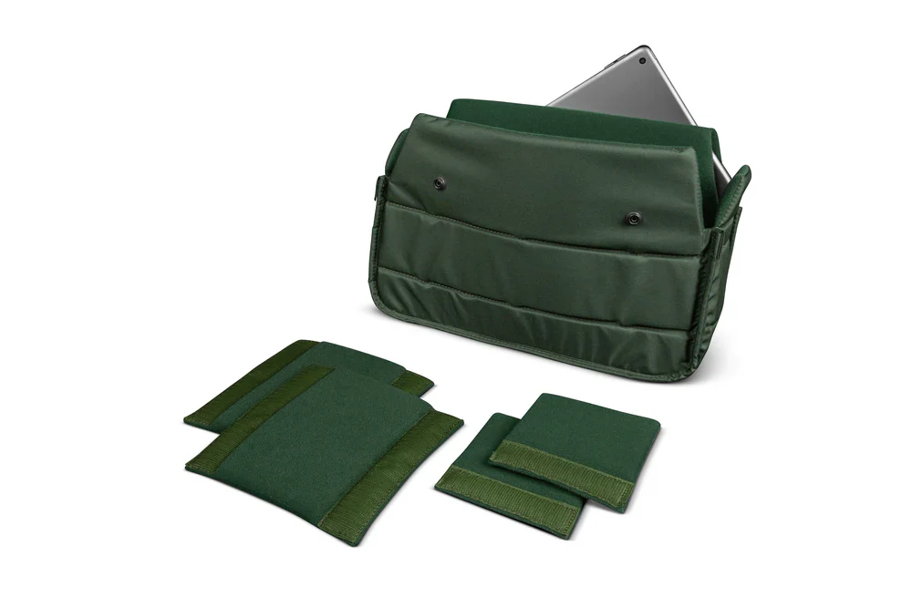 Billingham Mini Eventer Bag Sage Fibrenyte / Black Leather - Image 3