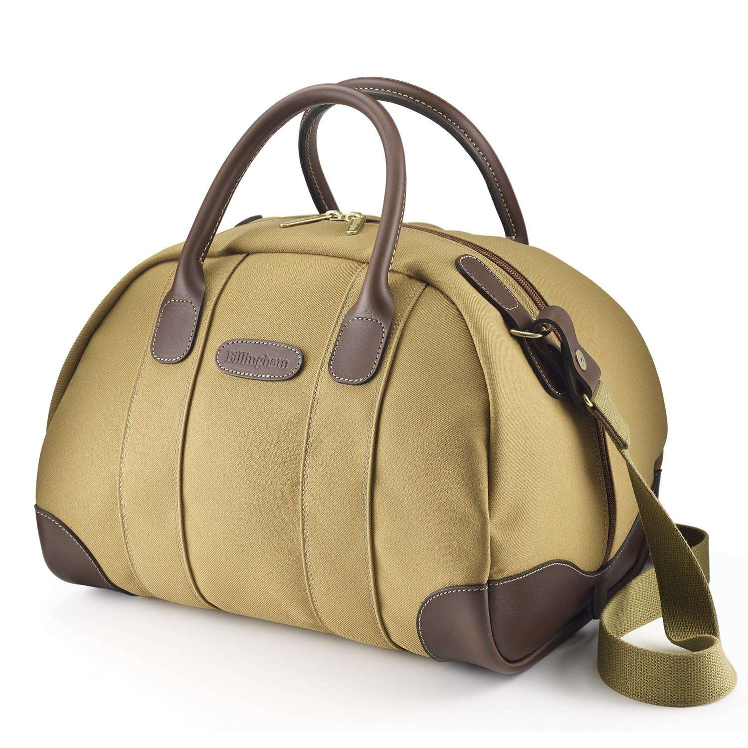 Billingham Overnighter - Khaki Fibrenyte/ Chocolate Leather