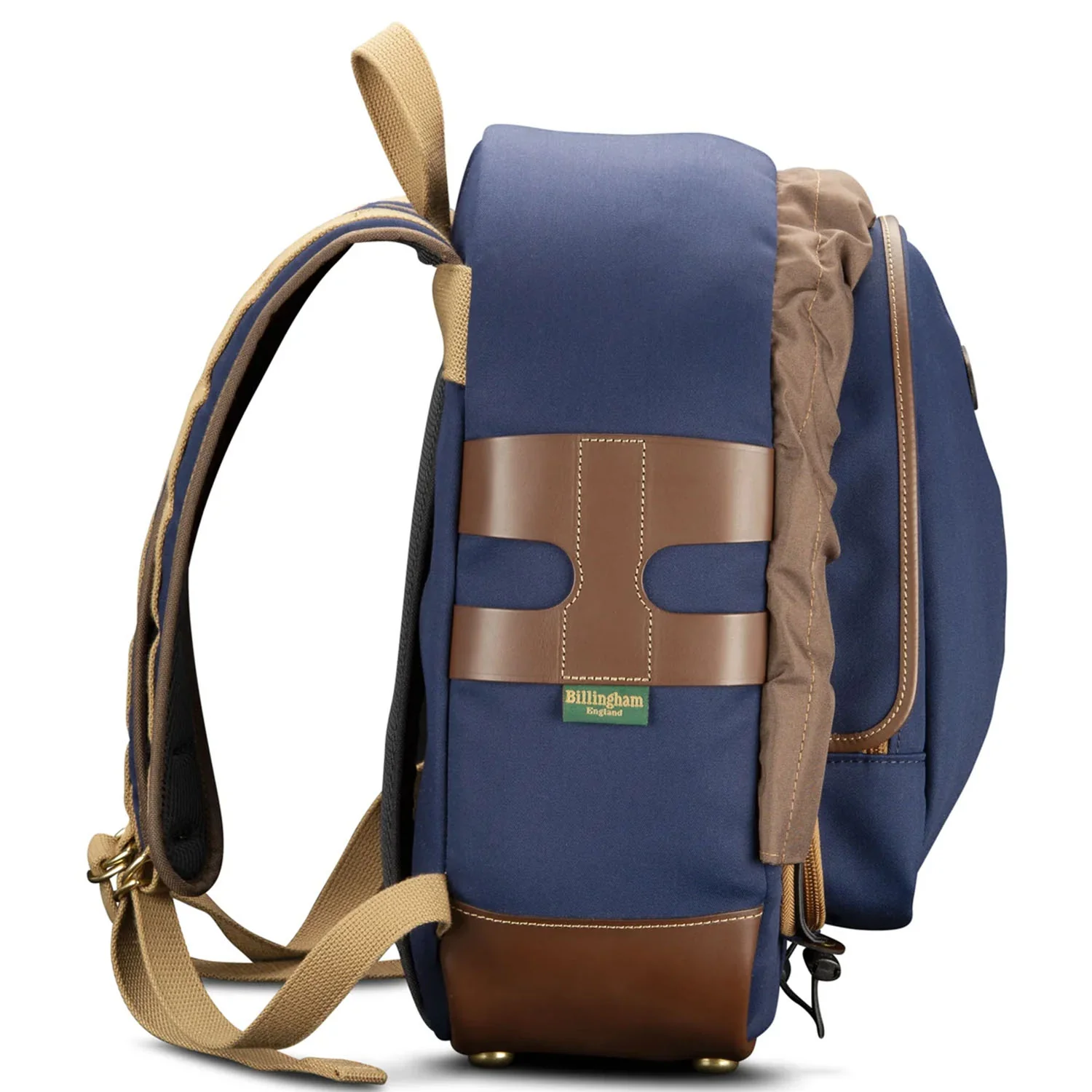 Billingham Rucksack 25 Sage Fibrenyte / Chocolate Leather - Image 10