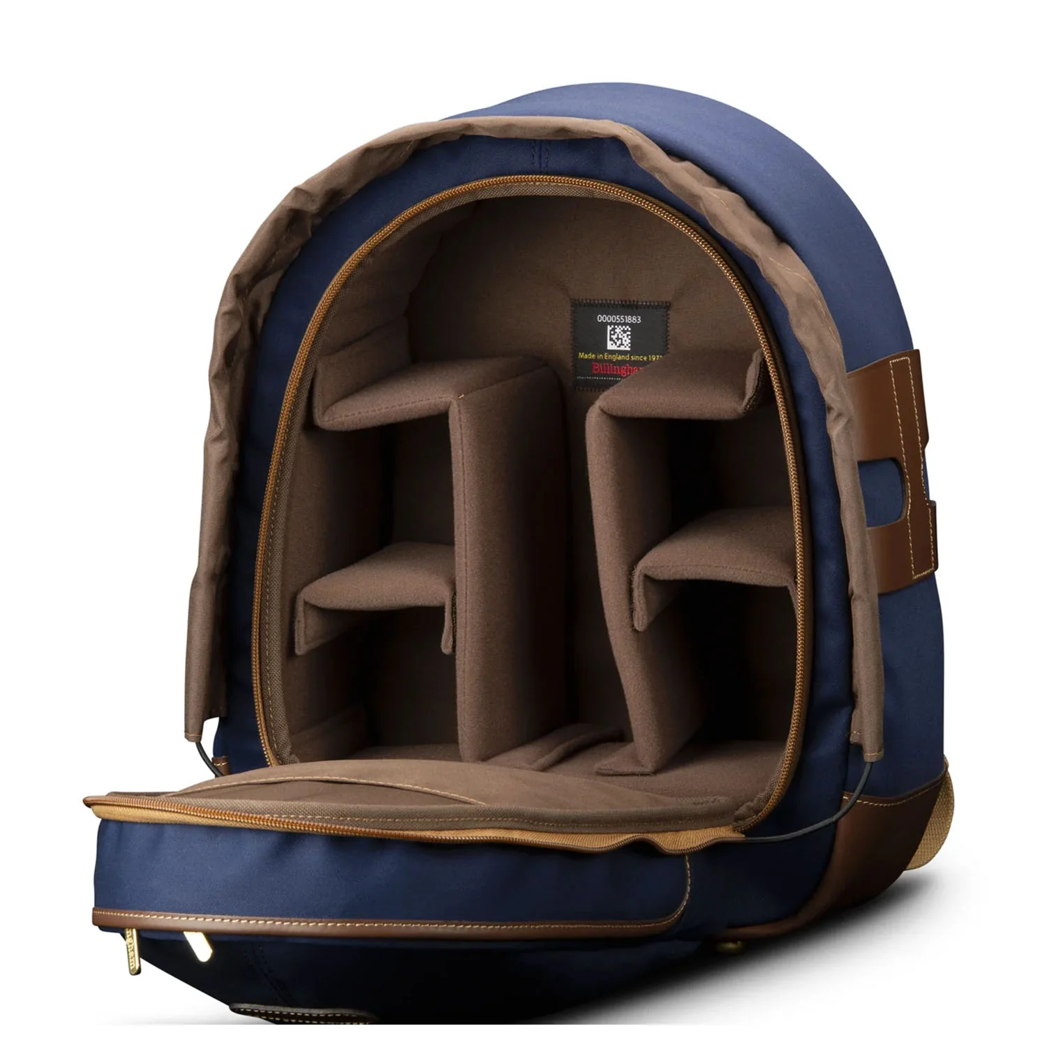 Billingham Rucksack 25 Sage Fibrenyte / Chocolate Leather - Image 9