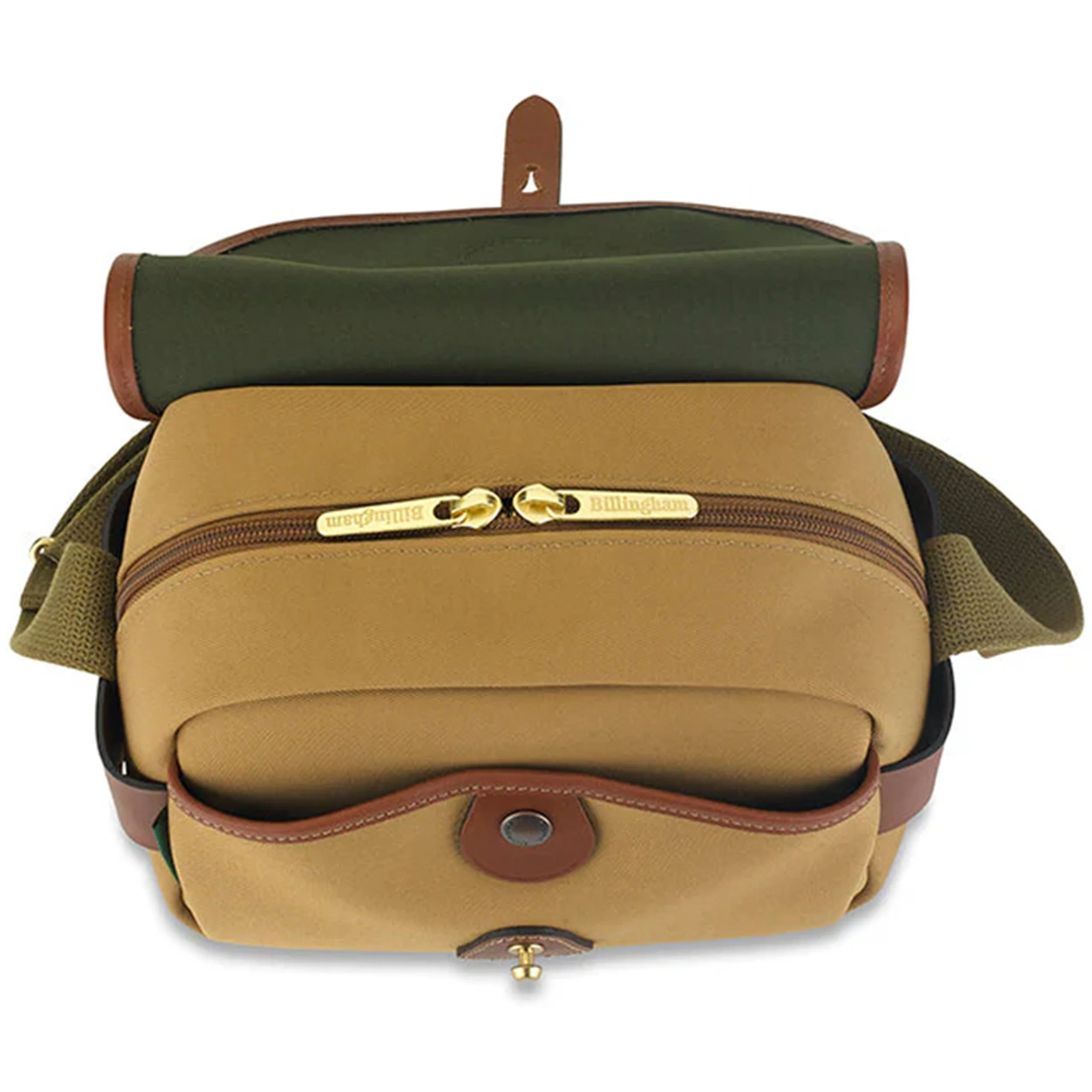 Billingham S2 Burgundy Canvas / Chocolate Leather - Image 4