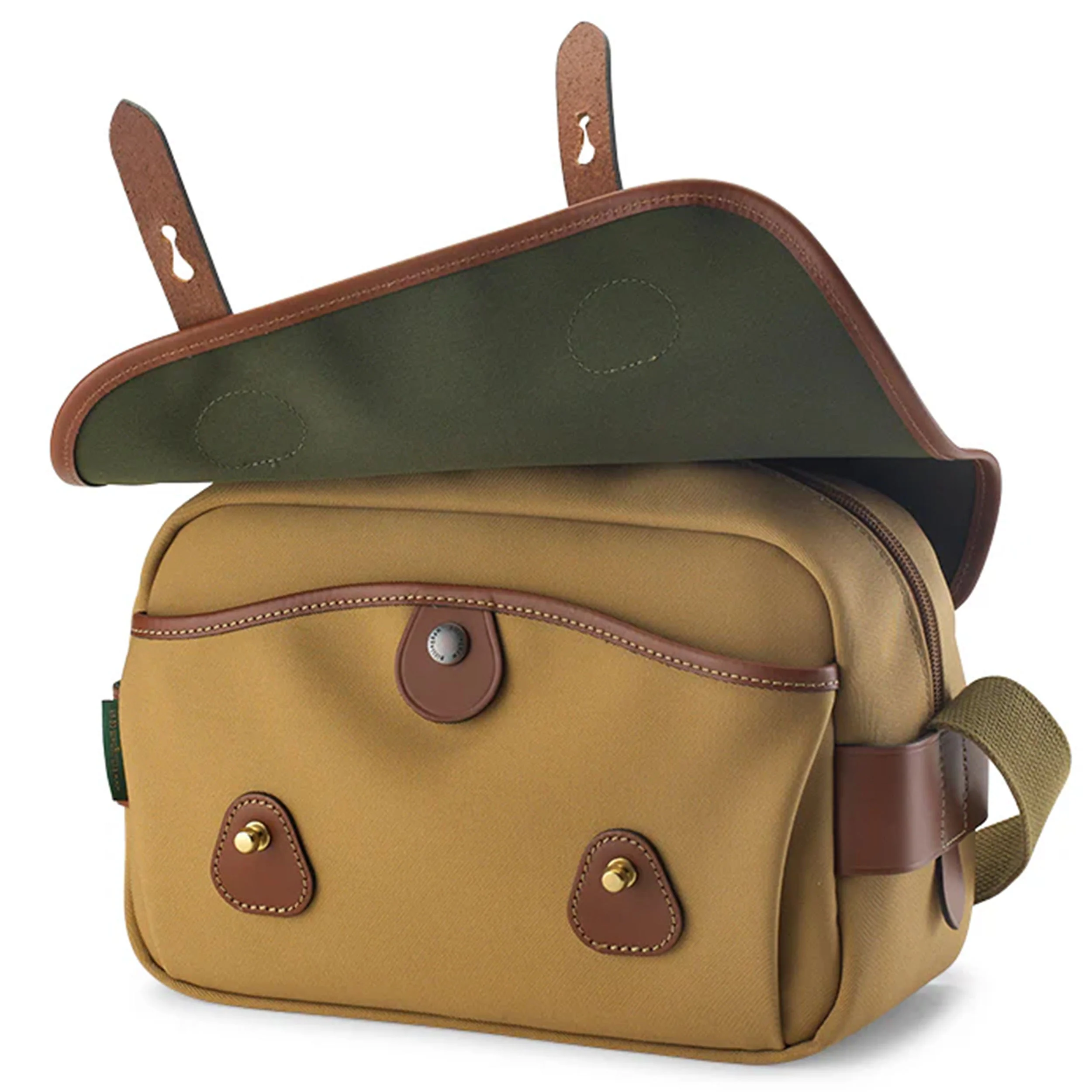 Billingham S3 Sage Fibenyte / Chocolate Leather - Image 3