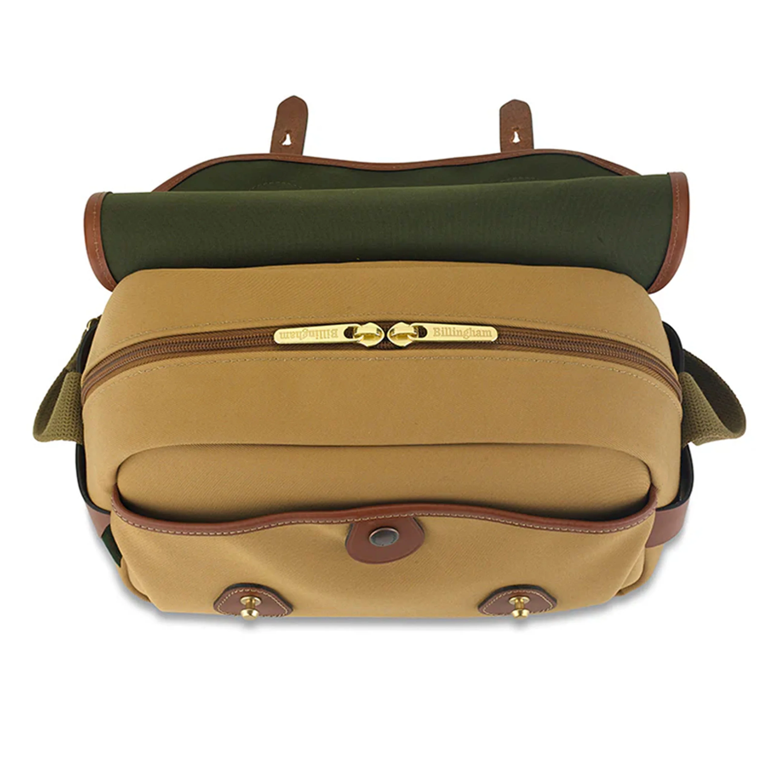 Billingham S3 Sage Fibenyte / Chocolate Leather - Image 4