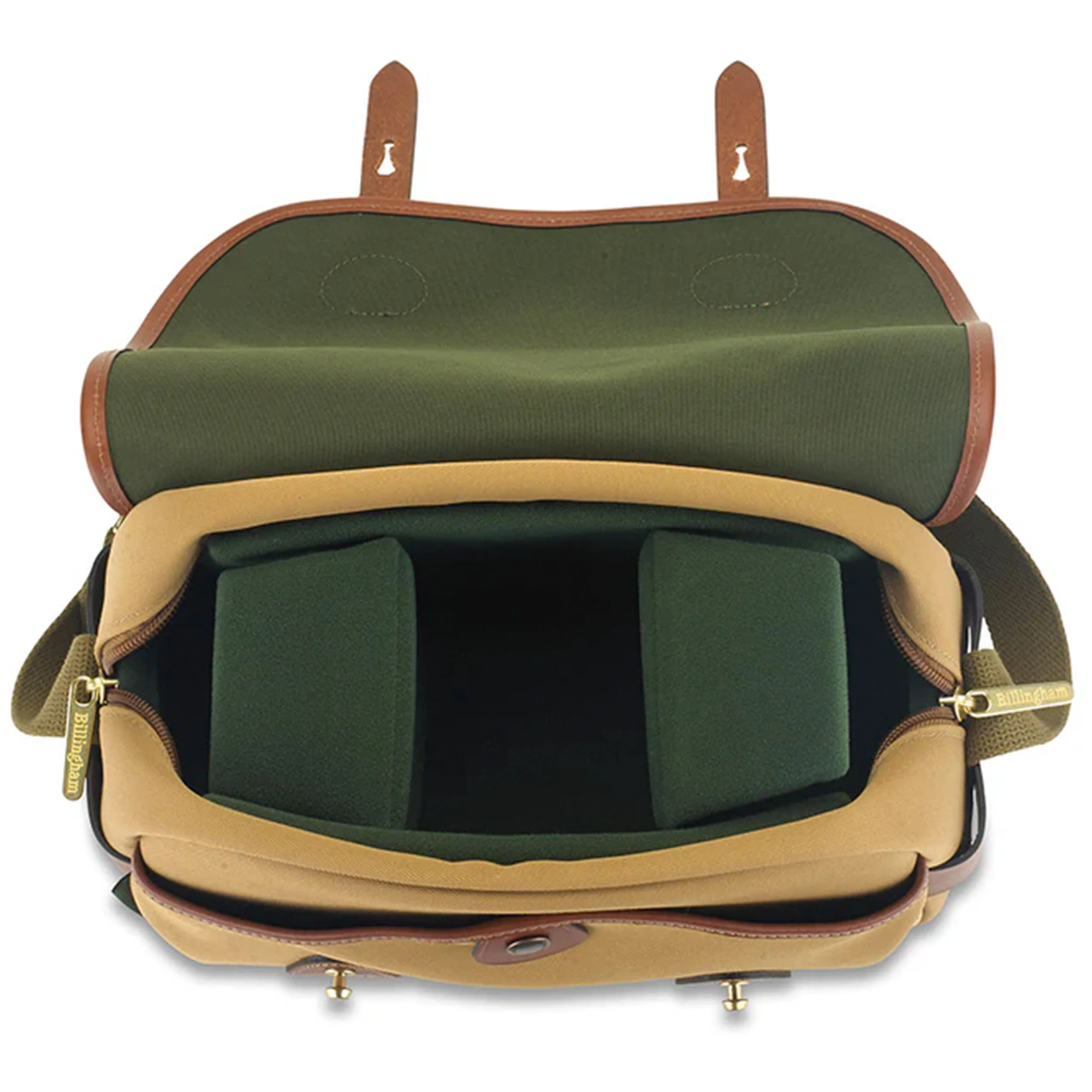 Billingham S3 Sage Fibenyte / Chocolate Leather - Image 6