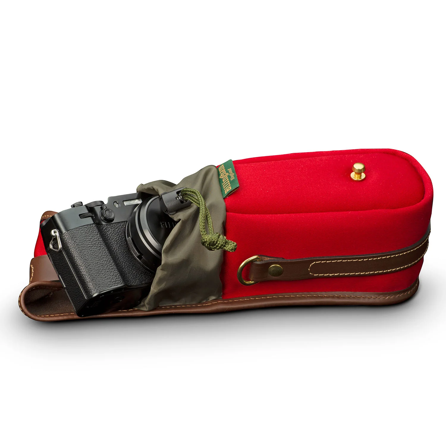 Billingham  TEN-16  Burgundy Canvas/Chocolate - Image 6