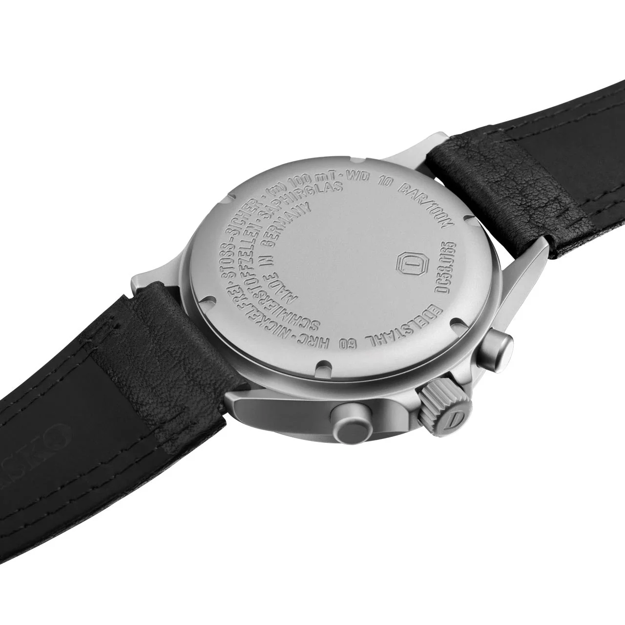 Damasko DC58 - Matte - Leather Strap w/ Double Stiching Pin Buckle - Image 6