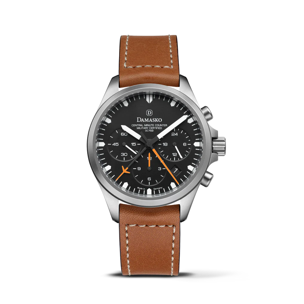 Damasko DC76/2 Chronograph on Black Leather Strap - Image 2