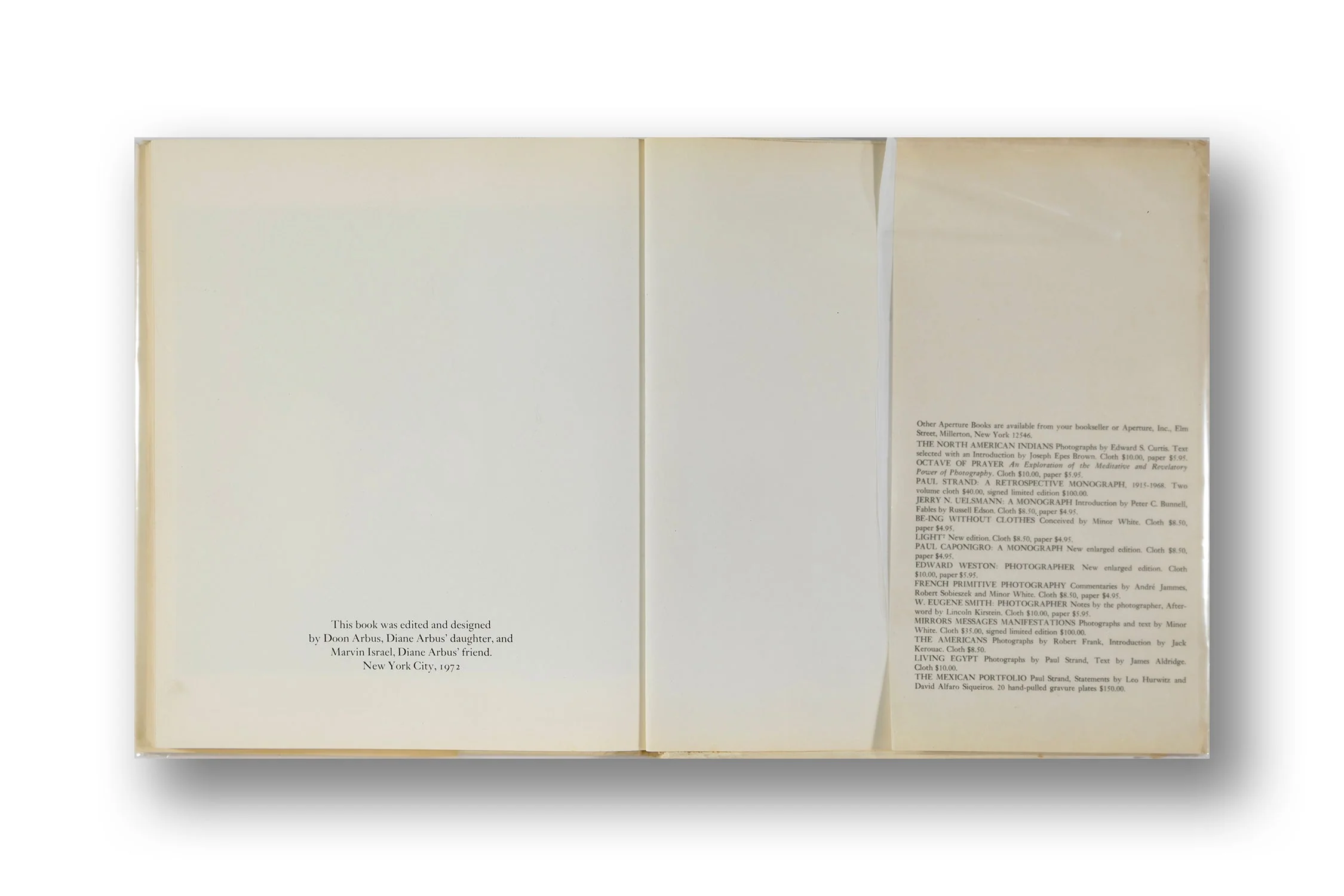 Diane Arbus 1972, First Edition (8+) - Image 4
