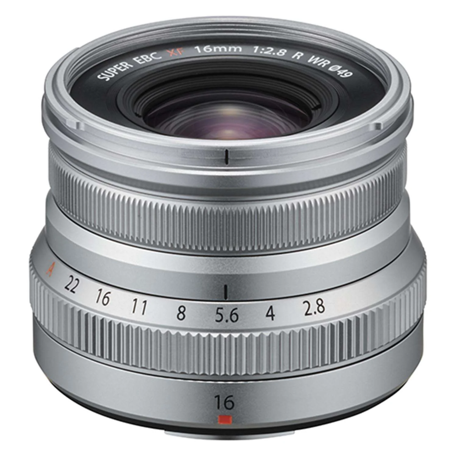 Fujifilm XF 16mm f2.8 R WR - Silver