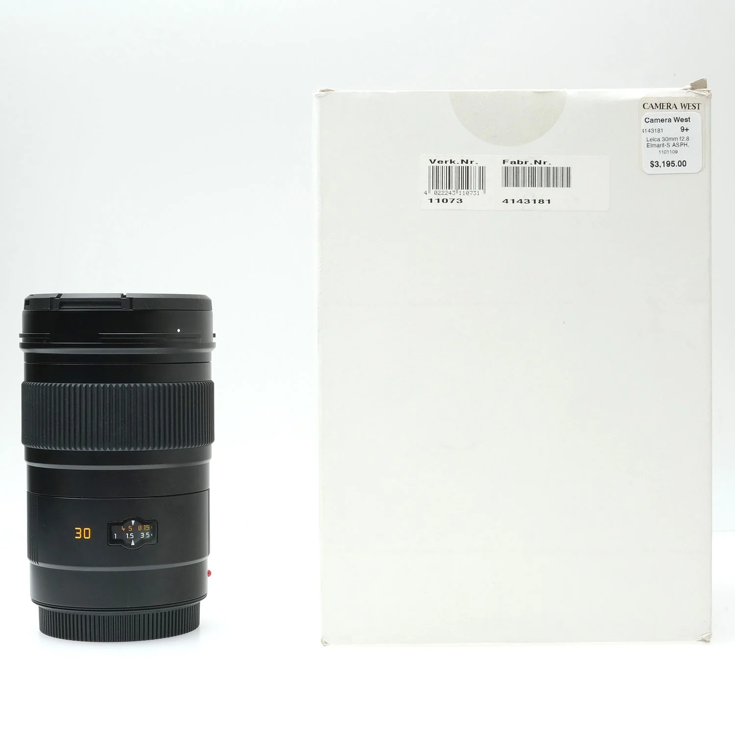 Leica 30mm f2.8 Elmarit-S ASPH, Boxed 4143181 - Image 8