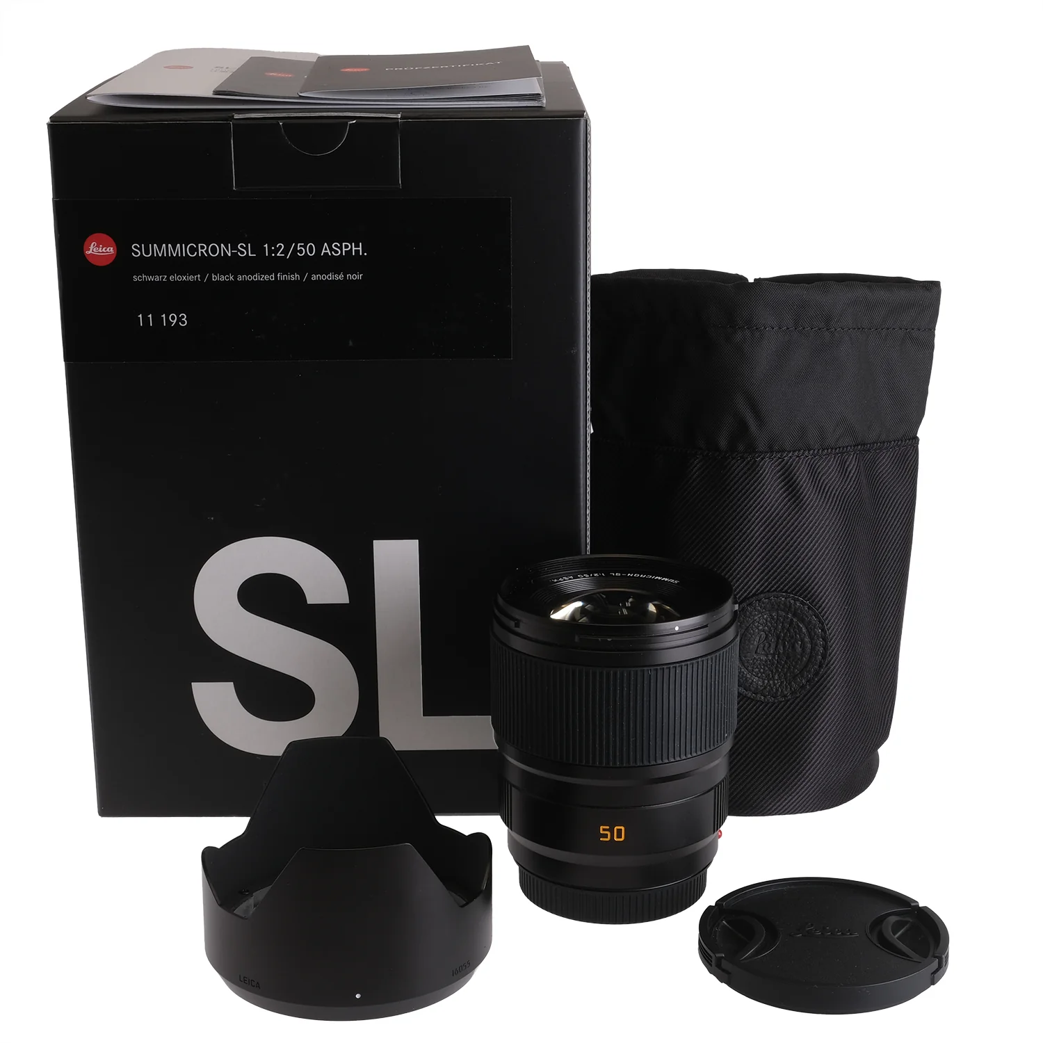 Leica 50mm f2 Summicron-SL Asph, Boxed 4864089 - Image 9