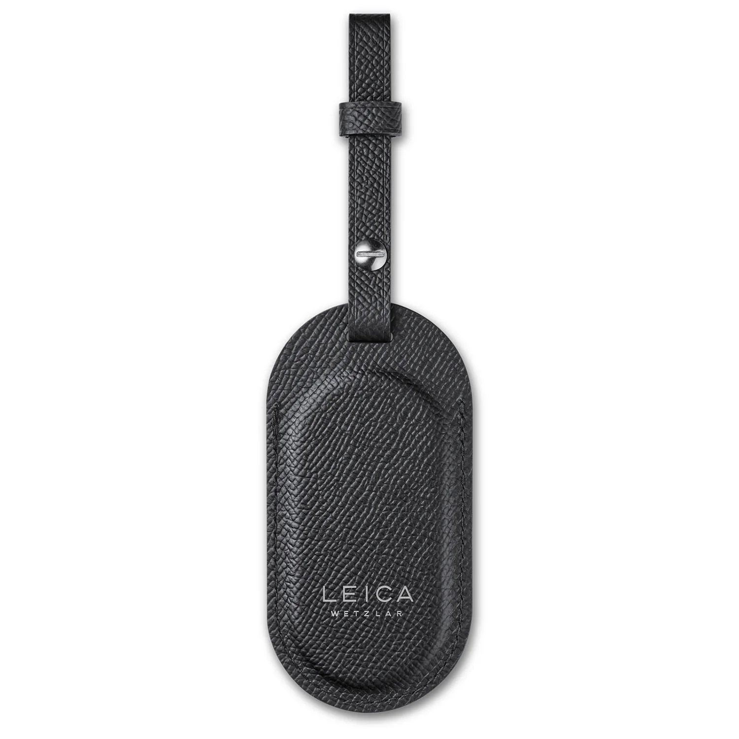 Leica Luggage Tag, leather, black