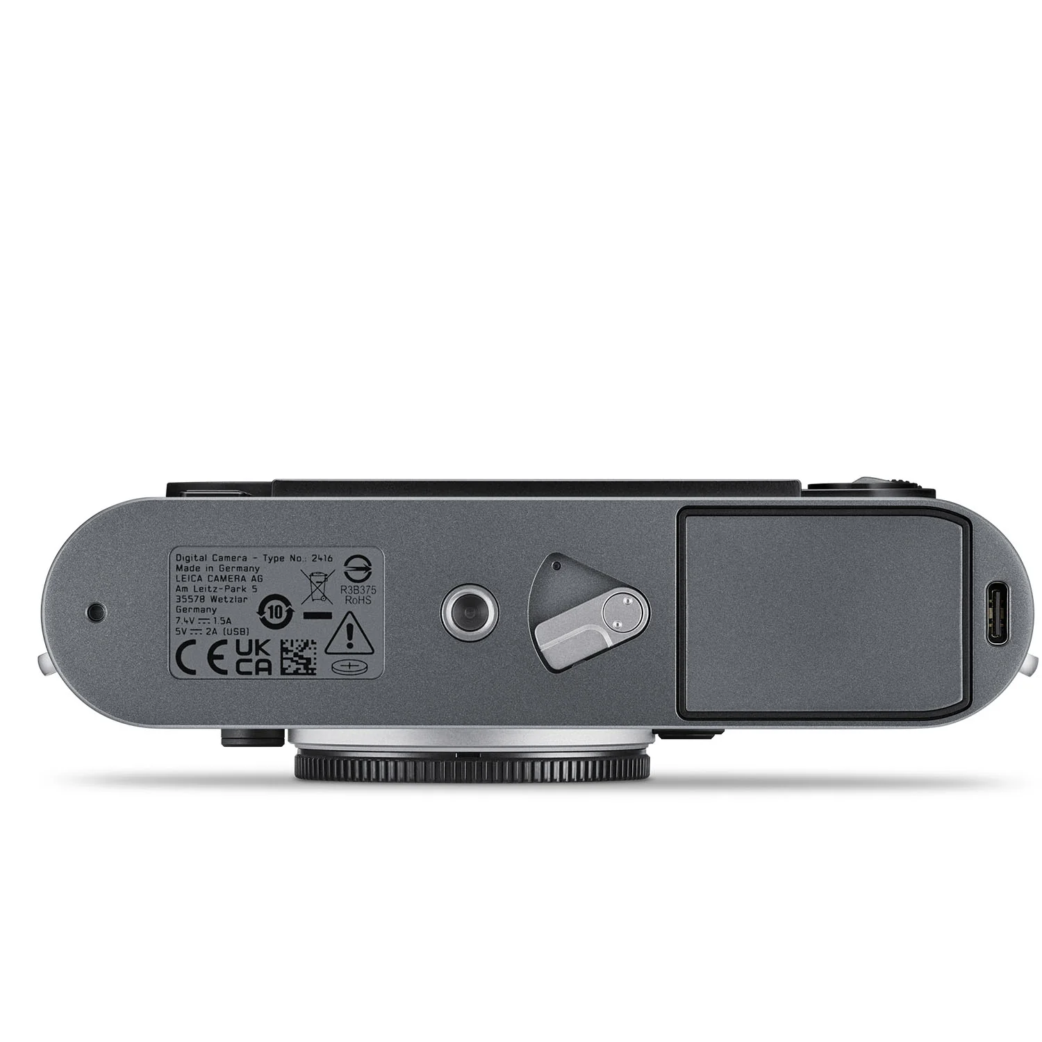 Leica M11-P Rangefinder Body - Metal Gray - Image 8