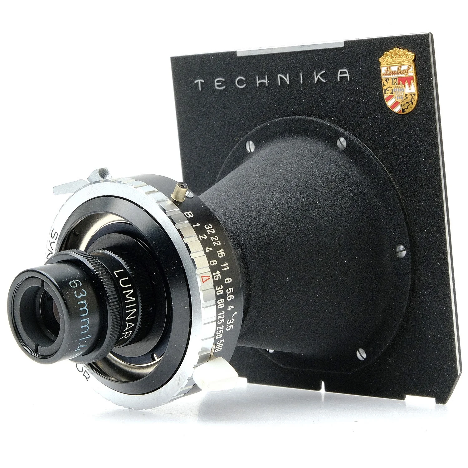 Linhof 63mm f4.5 Luminar, Synchro Compur, Board 4788552 - Image 4