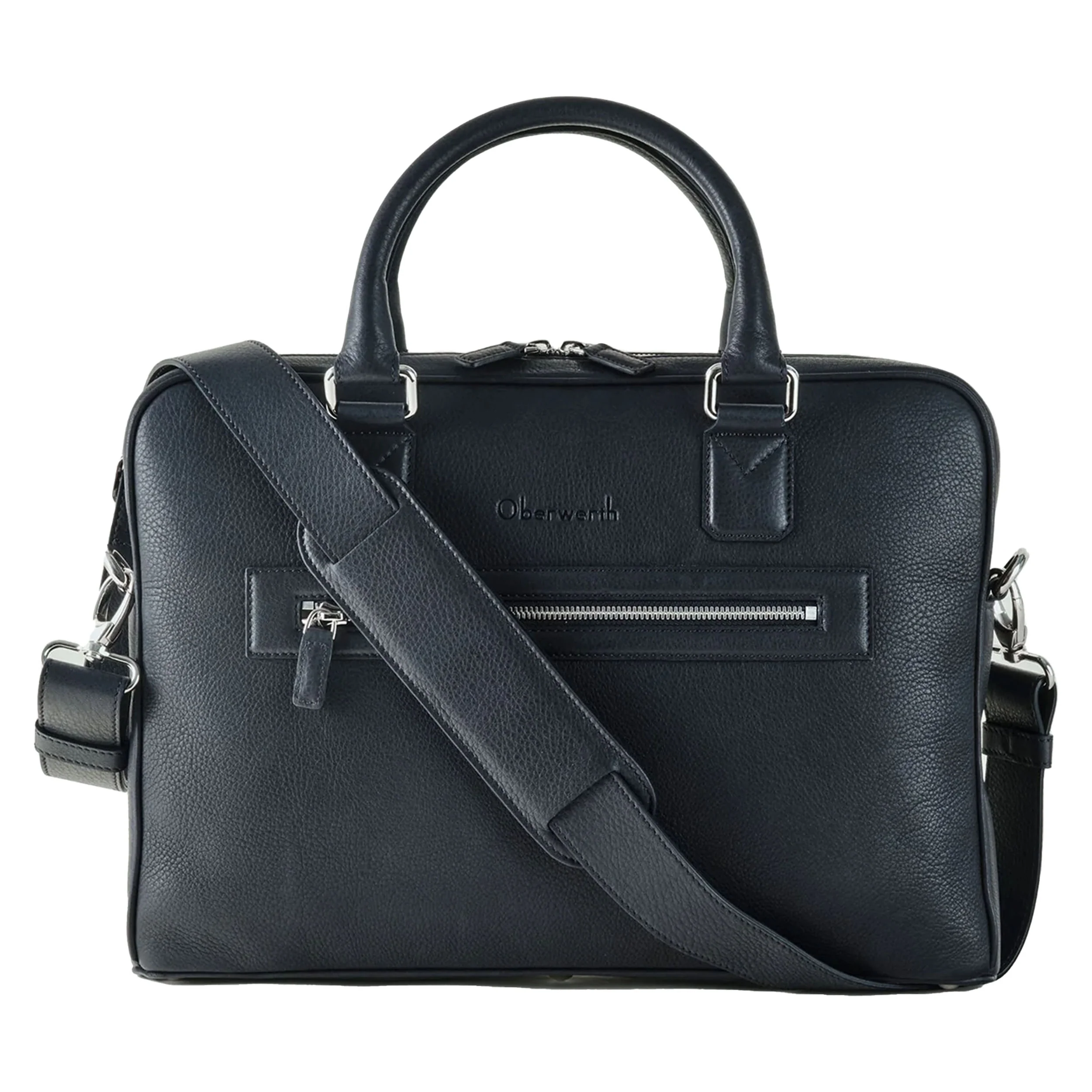Oberwerth Warren 1Z Soft Laptop Bag - Navy Blue