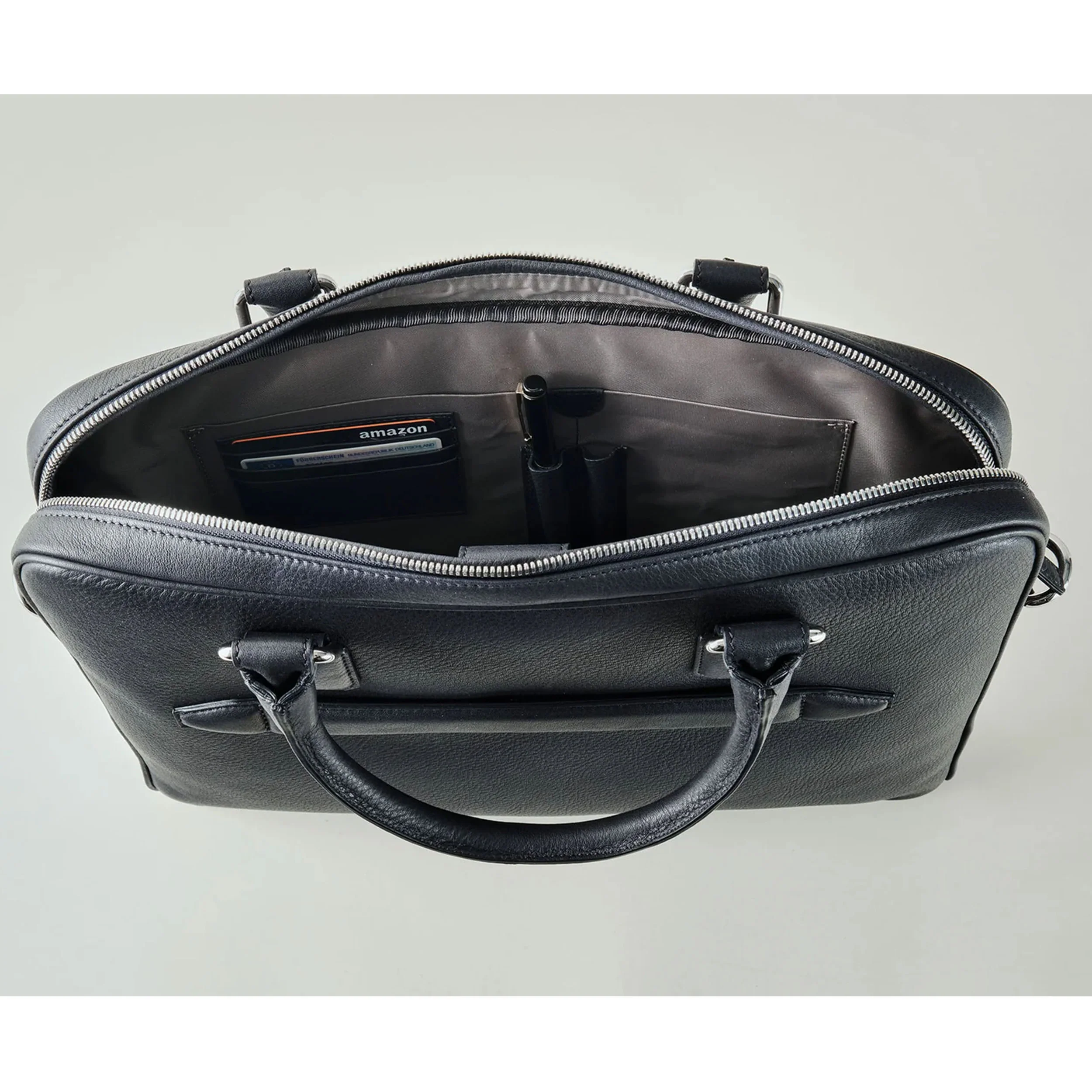 Oberwerth Warren 1Z Soft Laptop Bag - Navy Blue - Image 4