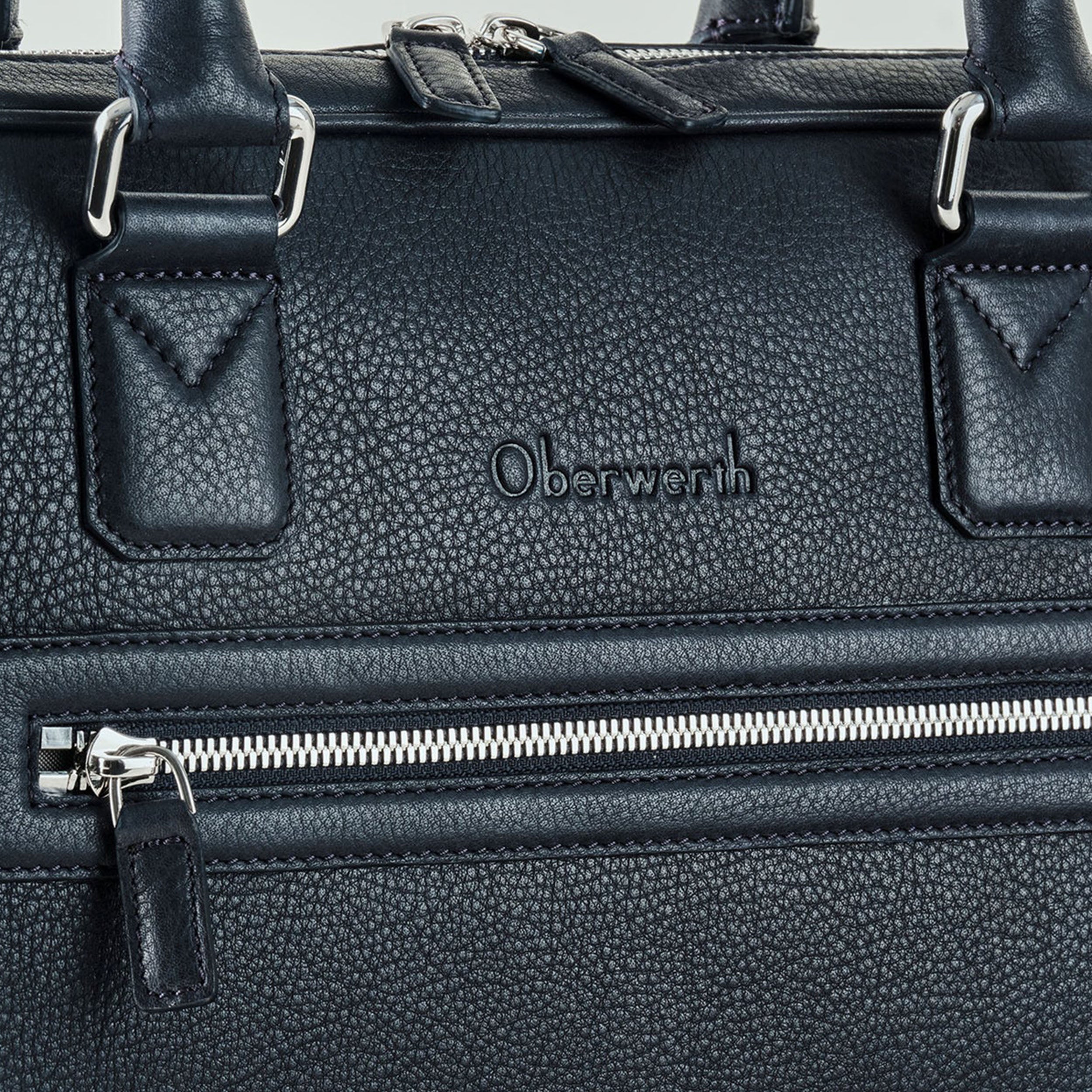 Oberwerth Warren 1Z Soft Laptop Bag - Navy Blue - Image 7