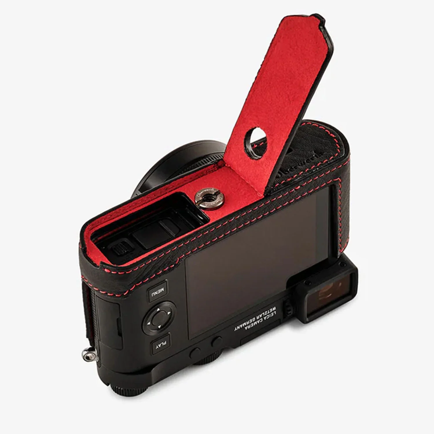 Oberwerth Leica D-Lux 8 Half Case Black/Red - Image 5