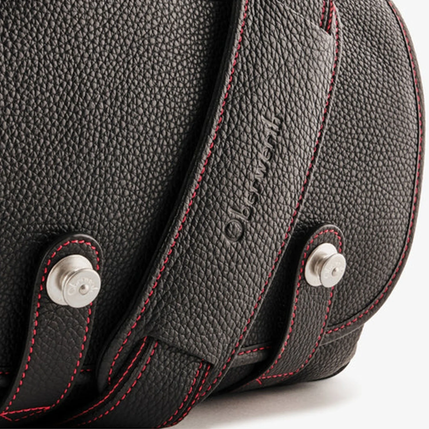 Oberwerth Edward M Bag Casual Black with Red Stitching - Image 5