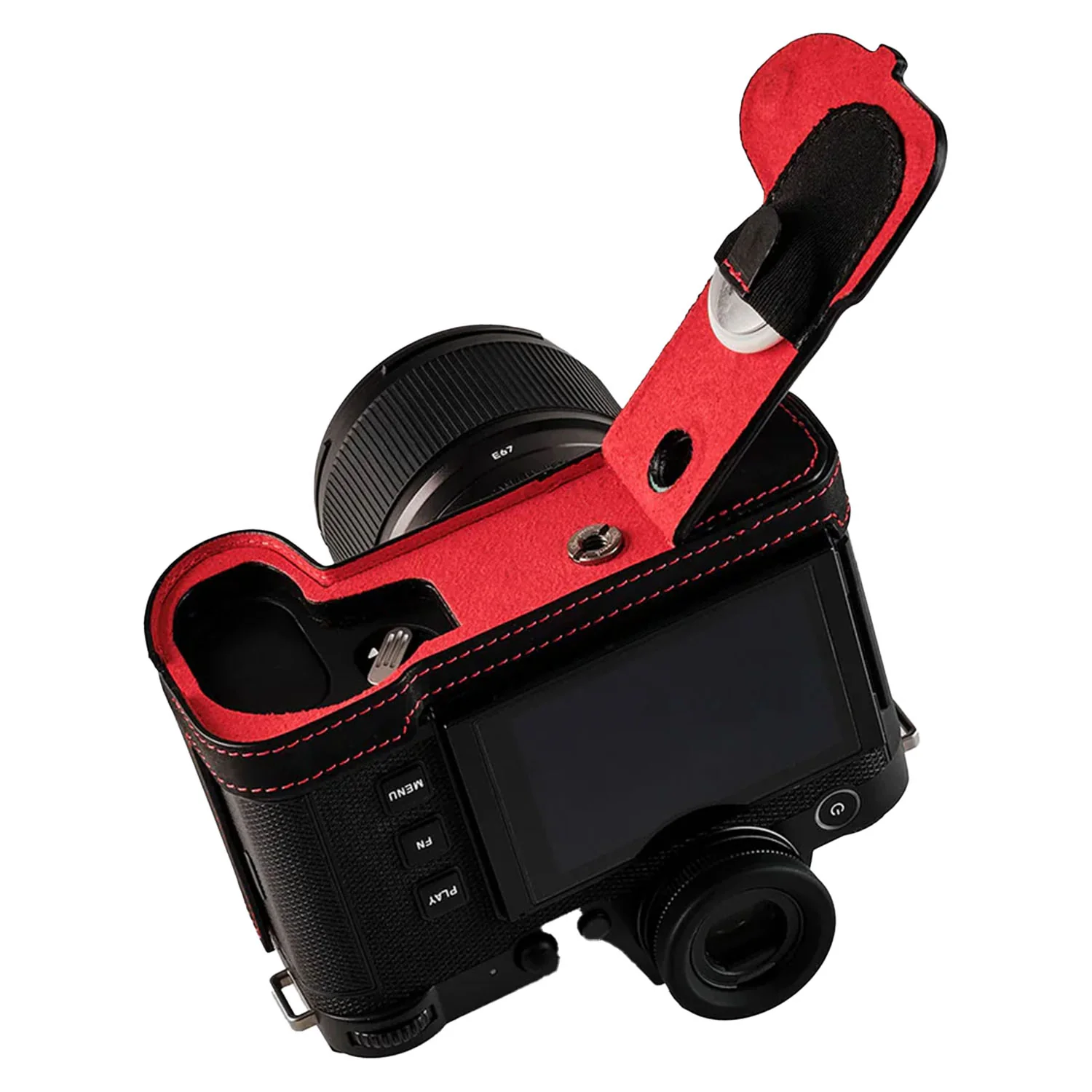 Oberwerth TagCase Casual for Leica SL3 - Black with Black - Image 3