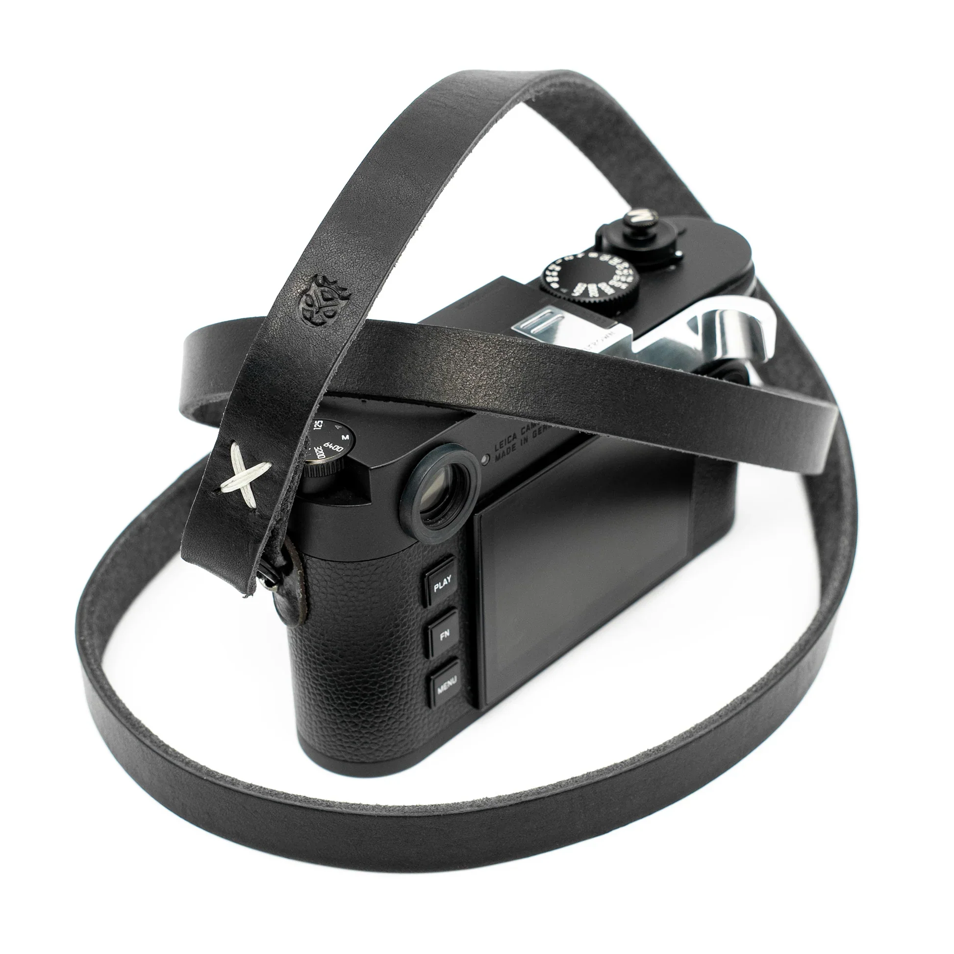 Owlkrown Raw Vintage Leather Strap - Monochrom 45" - Image 10