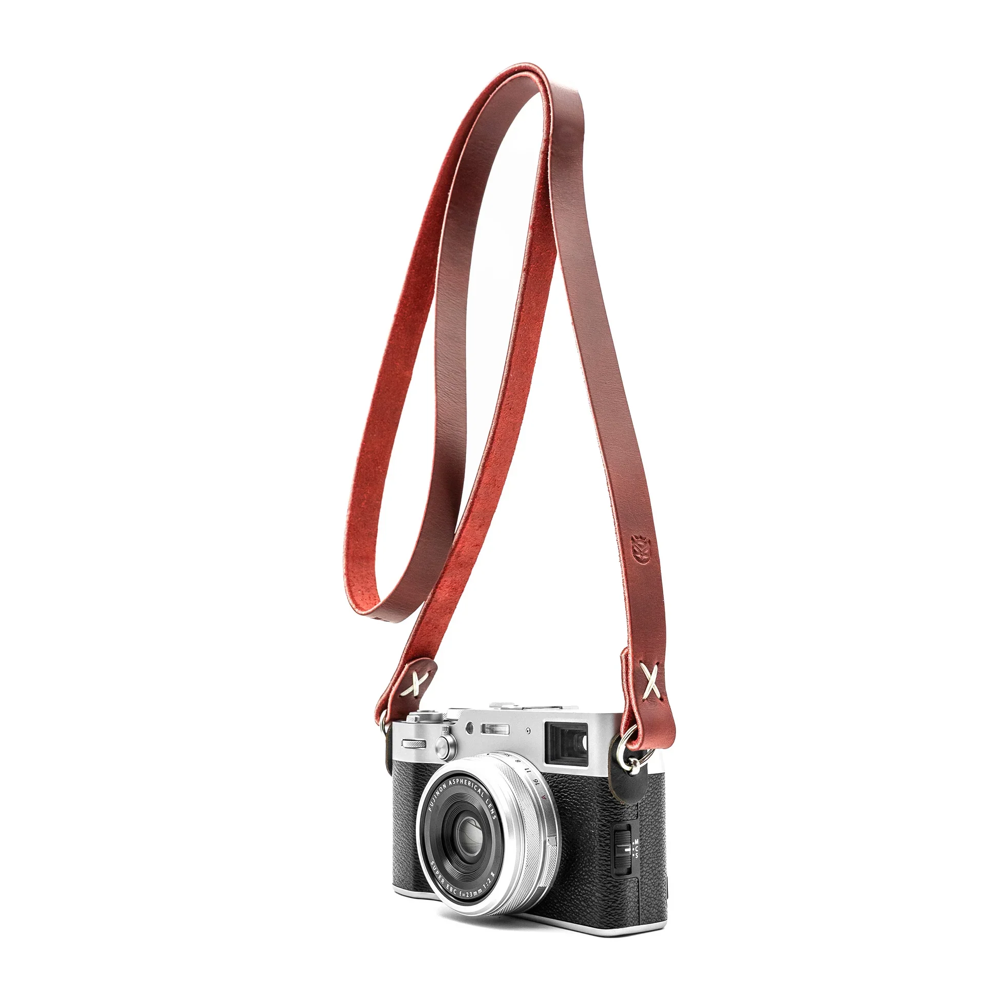 Owlkrown Raw Vintage Leather Strap - Red Dune 45" - Image 5