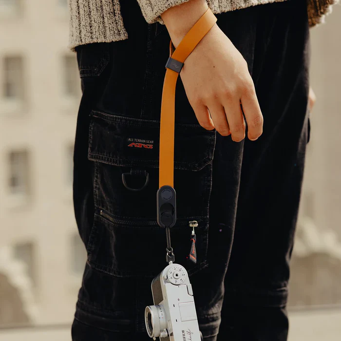 Peak Design Leather Wrist Strap - Amber - Image 3