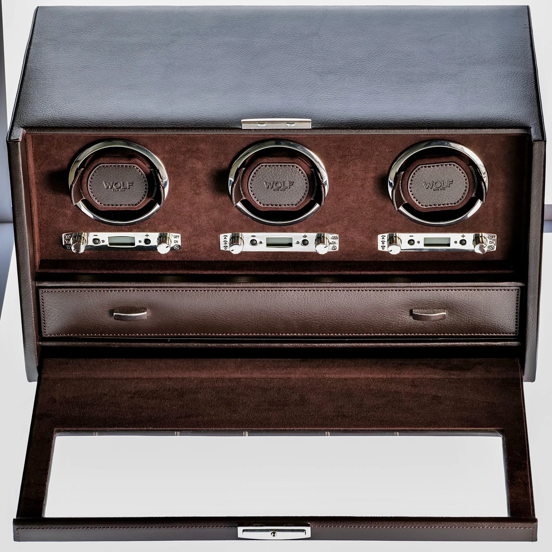 Wolf Blake Triple Winder w/ Storage and Travel Case Ref 460806 (9+) - Image 3