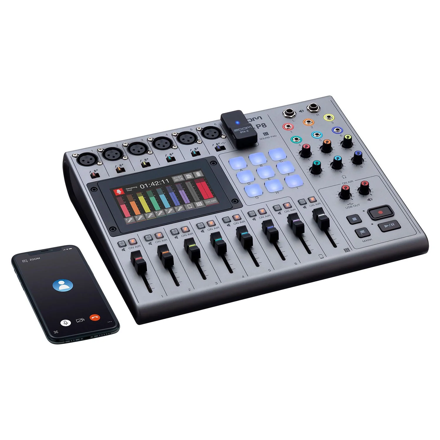 Zoom Podtrak P8 Podcast Recorder - Image 5